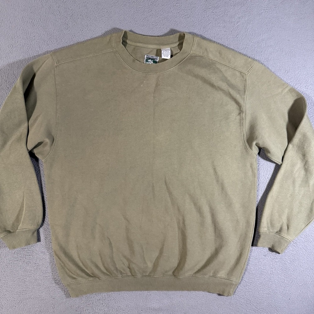 McIntosh & Seymour Oregon Soccer Rugby Sweatshirt Army Green XL Crewneck Pullove